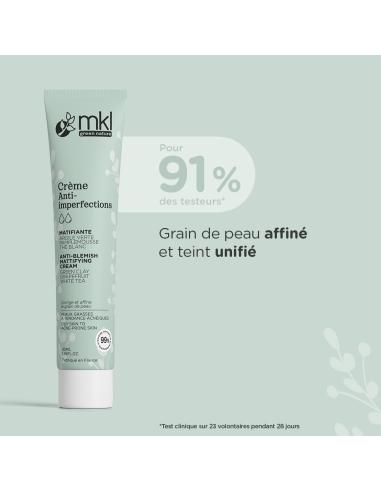 Crème anti-imperfections matifiante